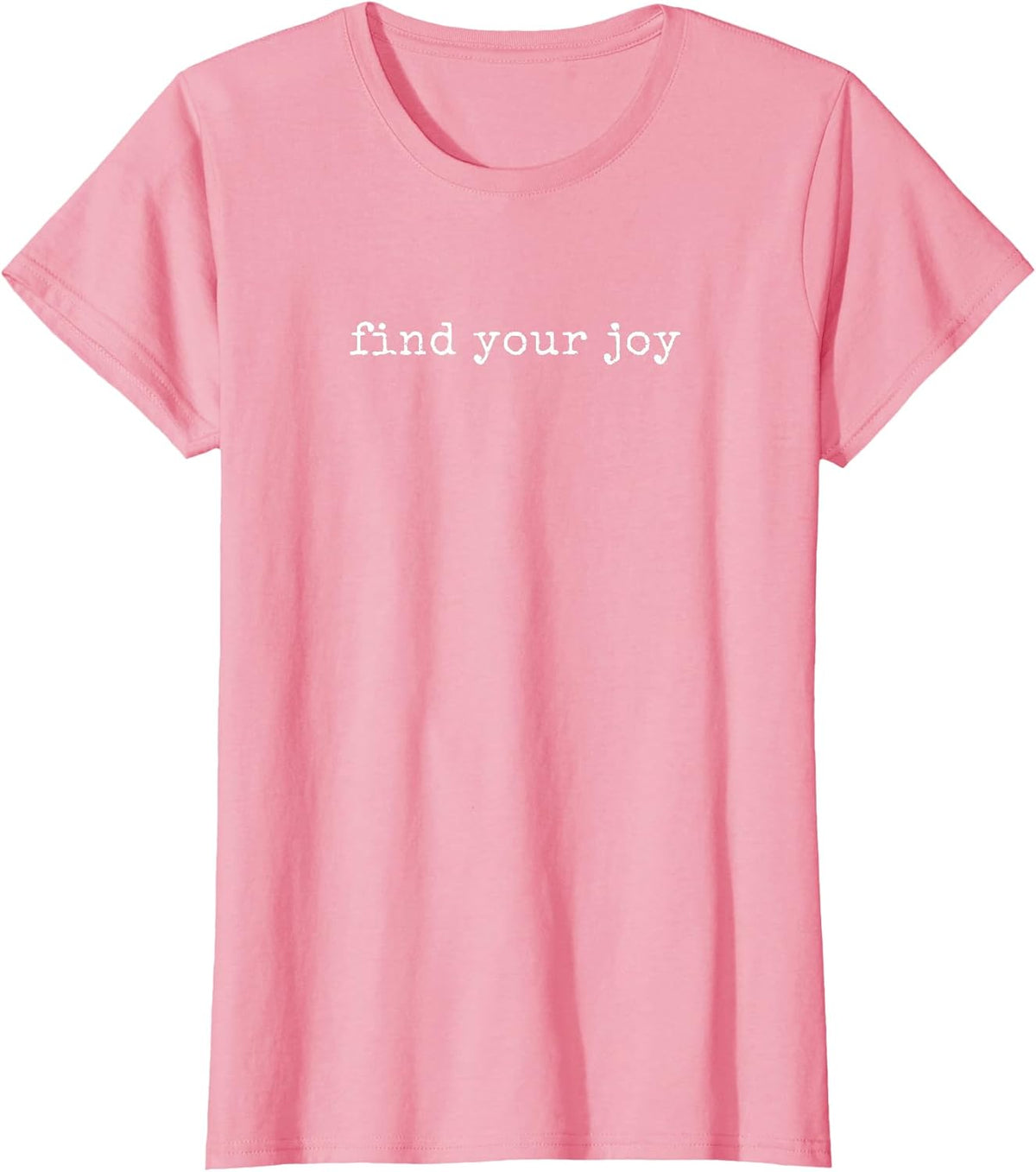 Funny Motivational Find Your Joy T-Shirt, Female X-Small, Blue