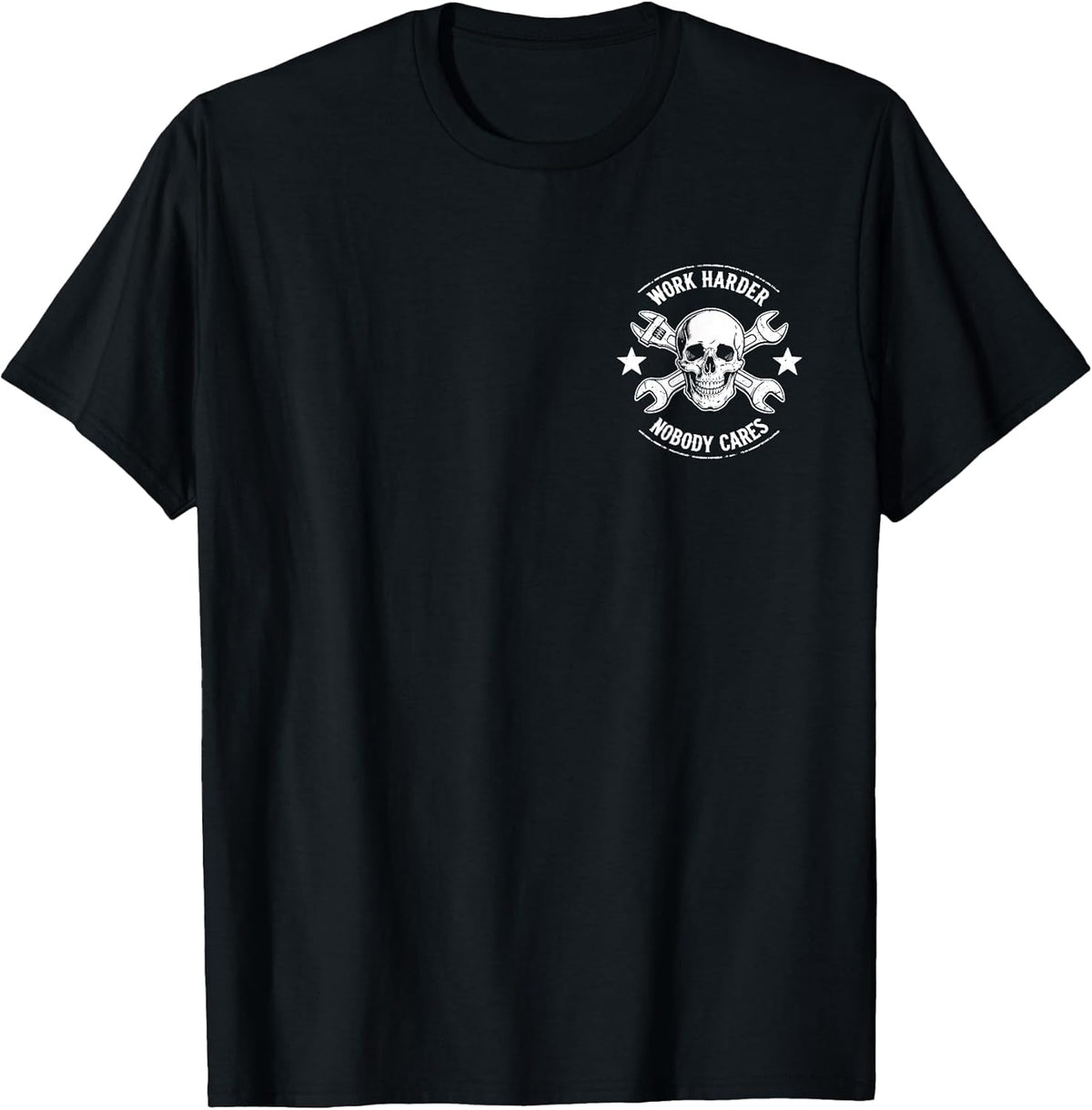 (2 Sides) Funny No One Owes You Sht Work Harder Men Jokes T-Shirt