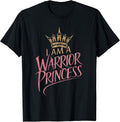 Empowering Inspirational Warrior Princess Quote Girls Women T-Shirt