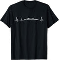 Car Guy Heartbeat Car Enthusiast Exotic Car Racing Lover T-Shirt