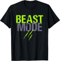 Beast Activated Mode On Funny Fitness Workout Gym Motivation T-Shirt
