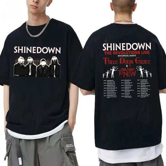 Shin.edown Band The Revolutions Live 2023 Shirt, The Revolutions Live Tour 2023