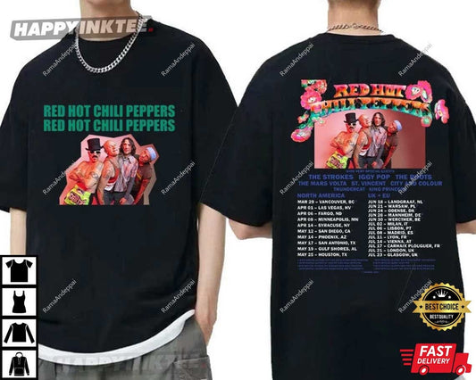 Red Hot Chili Peppers World Tour 2023 T-Shirt