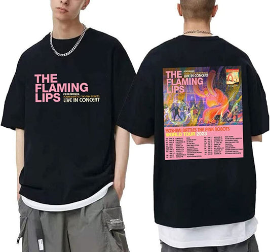 The Flaming Lips Tour 2023 Shirt, The Flaming Lips Yoshimi Battles The Pink Robot Tour Shirt