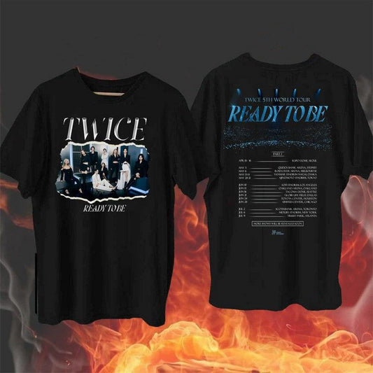 Twice Ready To Be Tour Shirt, Twice Concert Tour T-Shirt