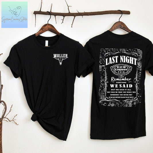 Wallen Tour 2023 2sides Shirt, Cowboy Wallen Shirt, Wallen Western shirt