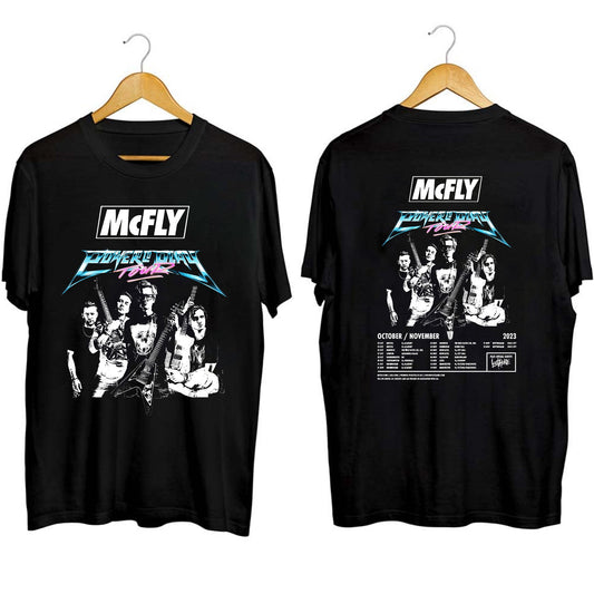 McFly Band Fan T-Shirt, McFly 2023 Concert T-Shirt, Power to Play 2023 Concert T-Shirt
