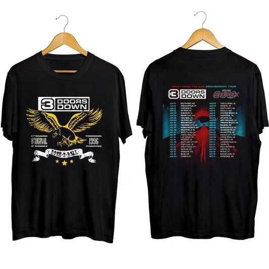 Doors Down Band Shirt, Away From the Sun Anniversary Tour 2023 Shirt