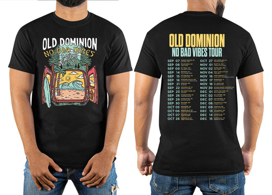 Old Dominion Tour 2023 Merch, No Bad Vibes Old Dominion Tour 2023 Shirt