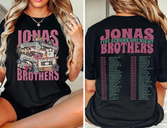 Vintage Jonas Brothers T-Shirt, Concert 2023 Shirt