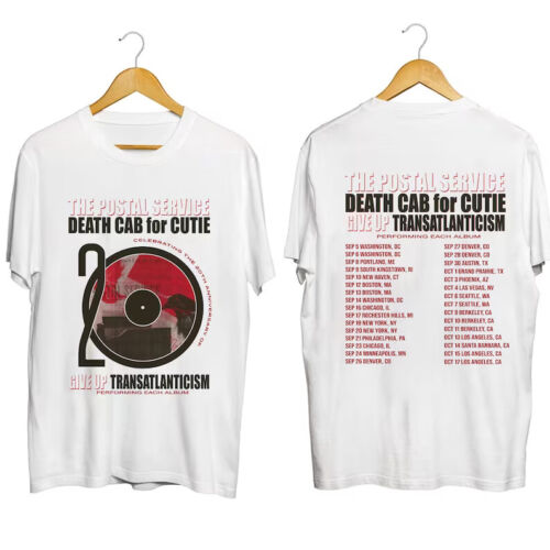 The Postal Service & Death Cab for Cutie 2023 Tour Shirt