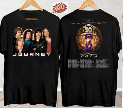Journey Freedom Tour 2024 Toto Concert T-Shirt