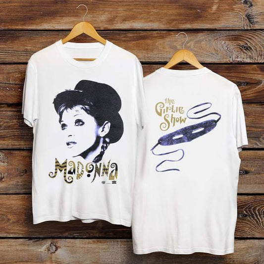 Vintage 90s Madonna Girlie Show 1993 Pop Music Shirt