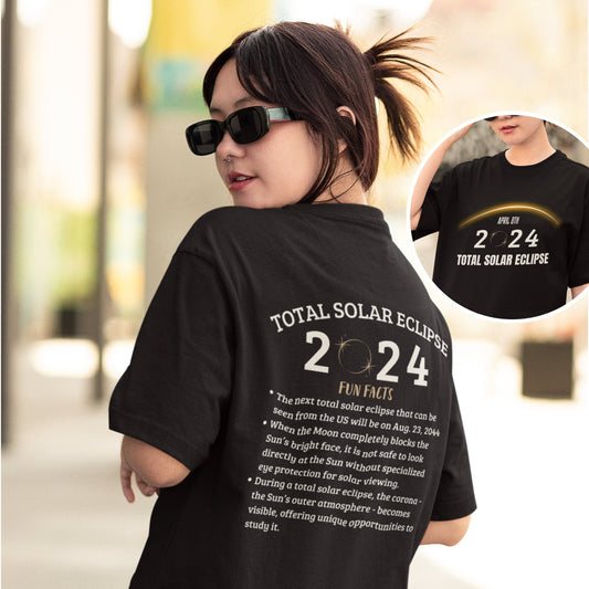 2024 Total Solar Eclipse Shirt Fun Facts Astrology Shirt
