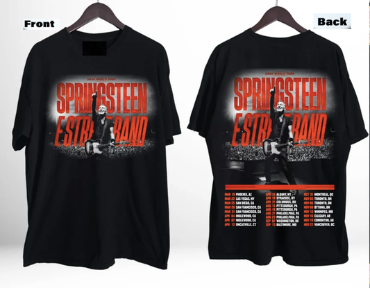 Springsteen Bruce 2024 Tour Shirt Street And Band Fans Concert Us Rock