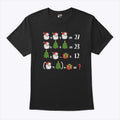 67 Six Seven Santa Tree Math Teacher Christmas T Shirt
