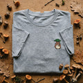Little Forest Spirit Embroidered T Shirt, Miniature Anime Creature Tee