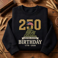 United States 1776-2026 Embroidered Sweatshirt Patriotic American Anniversary Sweater