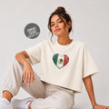 Retro Mexico Soccer 2026 Women Soccer Boxy Tee World Cup 2026 Tee for Summer