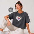 Retro South Korea Soccer 2026 Women Soccer Boxy Tee World Cup 2026 Tee for Summer