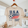 90s United States of America Soccer Team Boxy Tee, Retro USA Team Graphic Tee