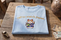 Embroidered Off To Watch Japan T-shirt, Japan Soccer Fan Gift, World Cup Goat