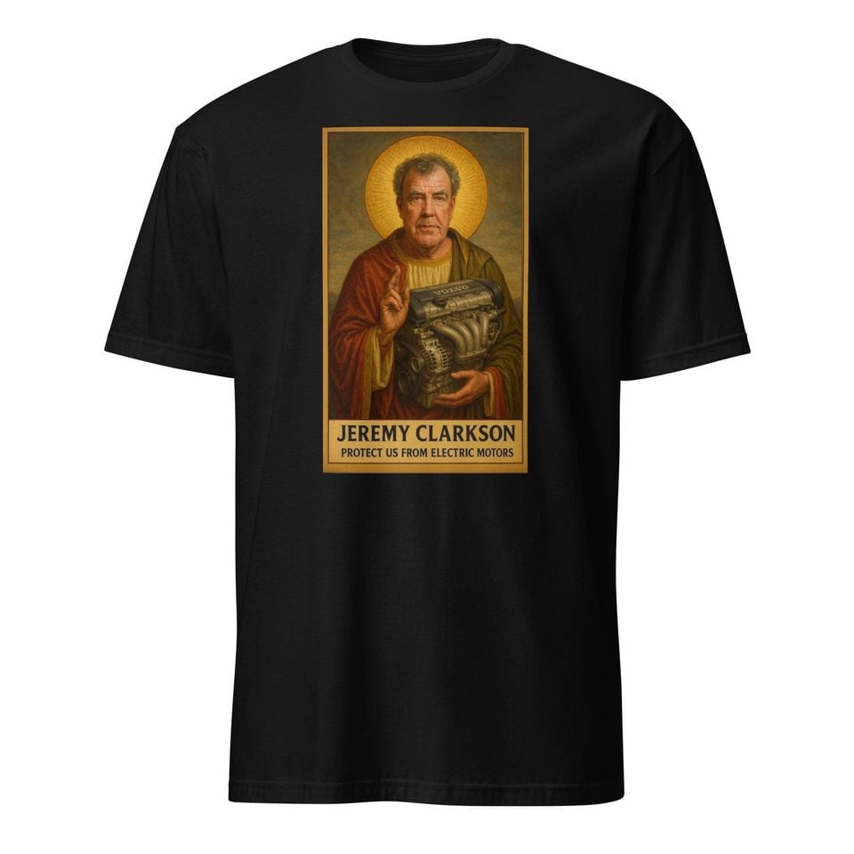 Jeremy Clarkson Protect Us From Electric Motors T-shirt (US), Funny meme shirt, Motor, Car