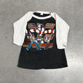 Vintage Rare 1980 van Live in Concert Promo Band Raglan T-Shirt / Music / Band / Extra Small