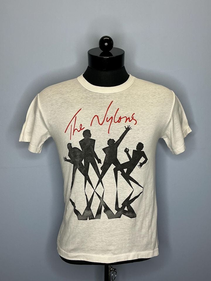 Vintage 1985 The Nylons Pop Music Band Gig Merch T-Shirt 80s Medium