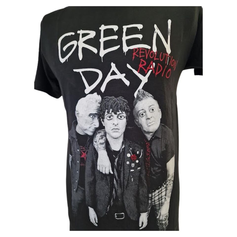 Green Day Revolution Radio Adult Tees - Unisex Rock Band Music Tops T-Shirts - Classic Iconic Logo Clothing
