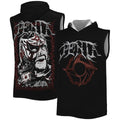 Men's Penta Gothic Tribal Graphic Hooded Tank 3D Printed