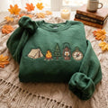 Camping Embroidered Sweatshirt, Camping Family Crewneck, Moumtain Vacation Matching Tees