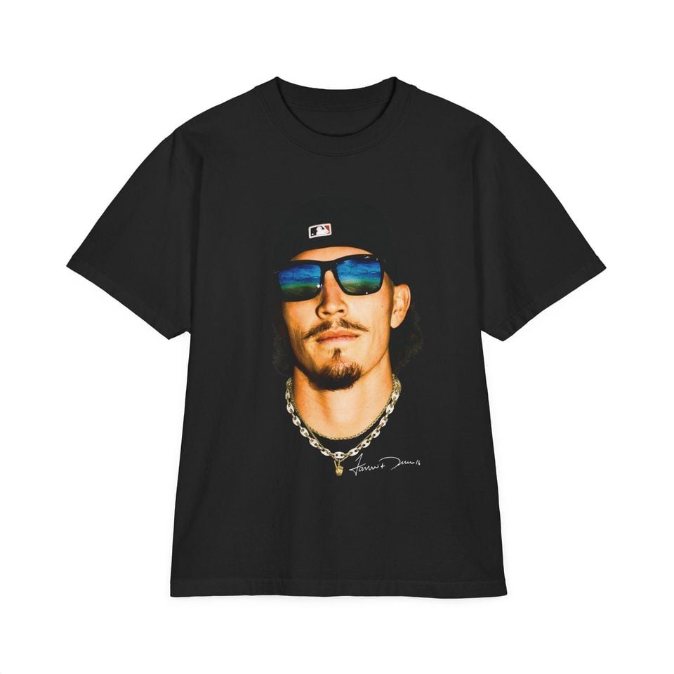 Jarren Duran Oversized Vintage Inspired Drop-Shoulder T-Shirt