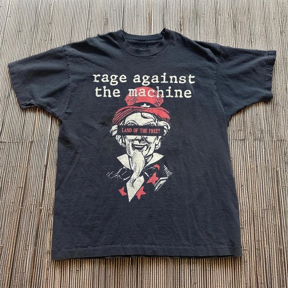 Vintage Rage Against Band T-shirt Reprint
