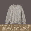 Mossy Oak Mockneck Sweatshirt | Customizable Camo Pullover