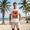 Valencia Spain Total Solar Eclipse 2026 | Vintage Travel Poster T-Shirt