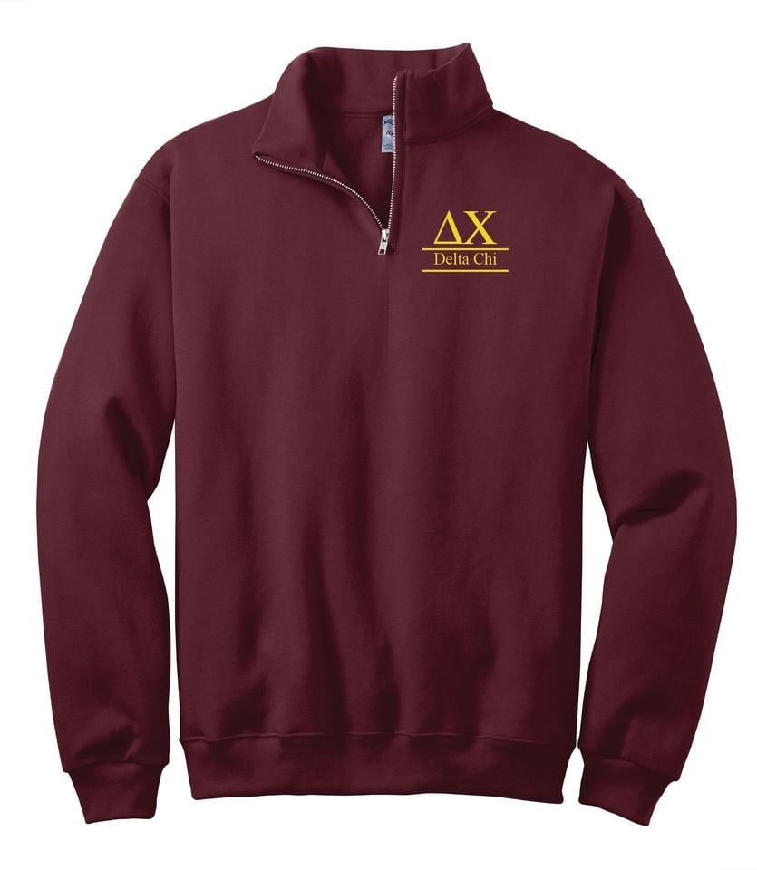 Delta Chi Custom Greek Quarter Zip