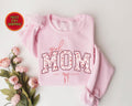 Custom Girl Mom Sweatshirt, Personalized Mom of Girls Sweater, Custom Mama Hoodie, Floral Girl Mom Sweatshirt, Gift For New Mama