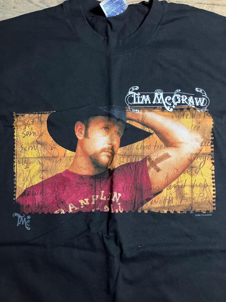 Tim McGraw 2001 tour tee