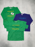 Vintage 90s Deadstock Baby Guess Jeans Embroidered Logo Shirt Top Green Purple 12m-7y