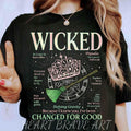 Wicked The Musical Tee, Defy Gravity Broomstick Shirt, Broadway Wizard Fan TShirt, Emerald City Changed For Good, Dorothy Wizard of Oz Shirt