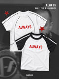 ALWAYS tshirt - TP, tyler joseph, josh dun, clikkie, fanmade merch, torchbearer, breach festival outfit