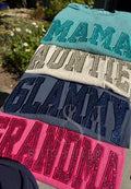 Personalized Embroidered Grandma Shirt Comfort Colors Sweatshirt Mothers Day Gift Nana Lolli Gigi Mimi Memaw Mawmaw Glammy Glamma Lovie Tata