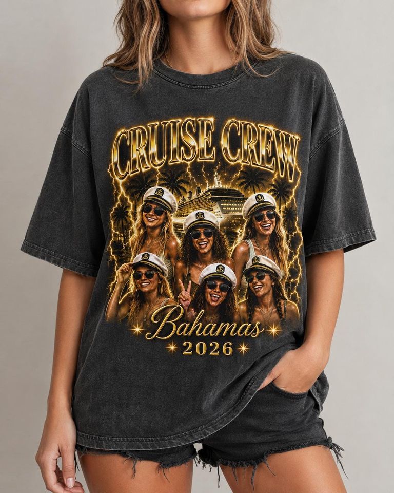 Y2K Custom Photo Shirts, Y2K Cruise, Funny Custom Cruise Shirts, Bachelorette Party Cruise Shirts, Girls Trip Cruise Gifts Ideas