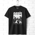 Oasis Definitely Maybe Band Tee - Black Vintage Style Shirt