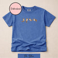 Comfort Colors Embroidered Otter T-Shirt, Sea Otter Holding Shell Tee, Animal Lover Gift, River Otter Shirt, Floating Otter Embroidery Tee
