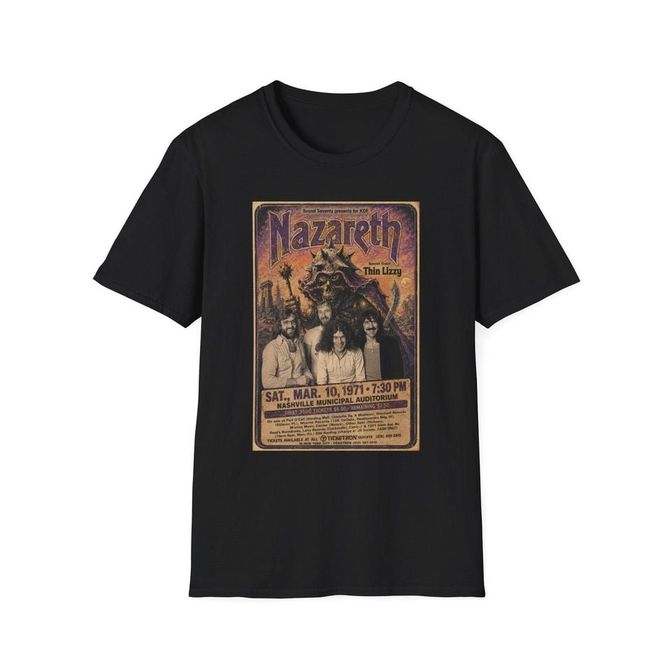 Nazareth Thin Lizzy fan fiction Concert Poster T-Shirt