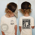 Personalized High Five It's My Birthday Shirt, Birthday Boy Shirt, Custom Birthday Shirt, Toddler Birthday Shirt, Fun Kids Party Shirt