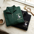 Embroidered ER Goose On The Loose Quarter Zip, Funny Goose Gift, ER Nurse Crewneck