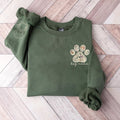 Embroidered Dog Mama Sweatshirt, Custom Dog Mom Sweatshirt, Dog Mom Gifts, Personalized Dog Mom Shirt, Dog Mom Christmas Gifts